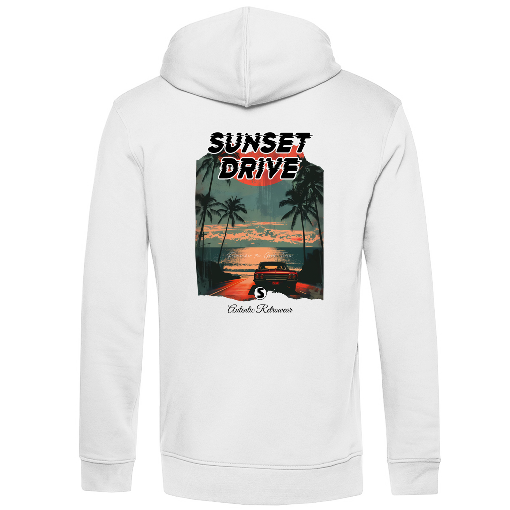 Sunset Drive Retro Premium Hoodie
