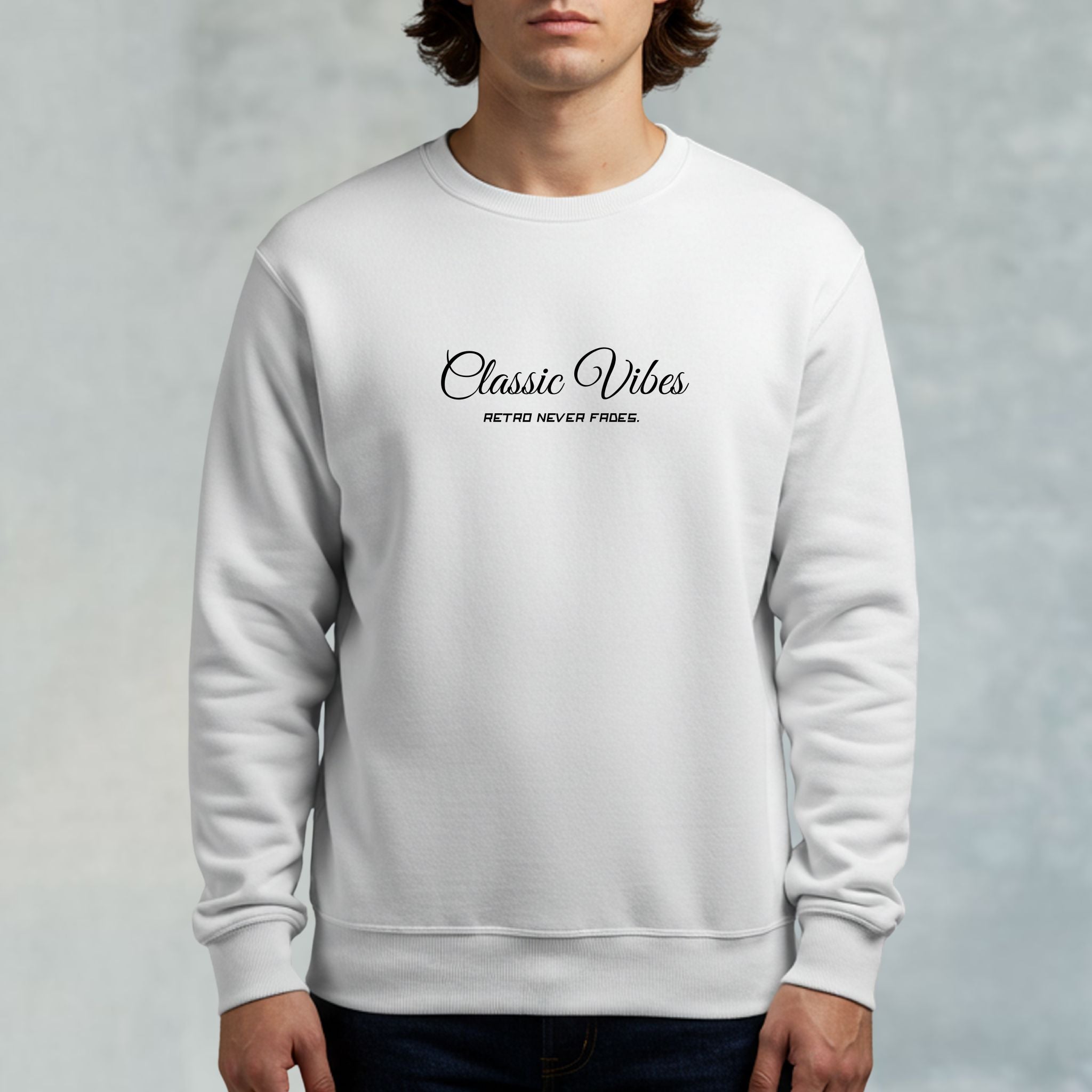 Classic Vibes Retro Sweatshirt