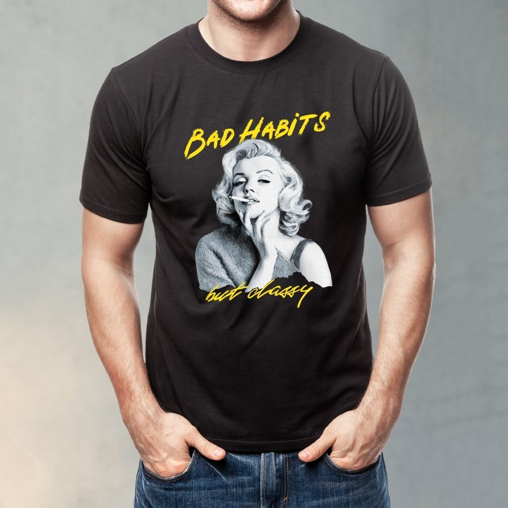 Bad habits but classy Retro T-Shirt