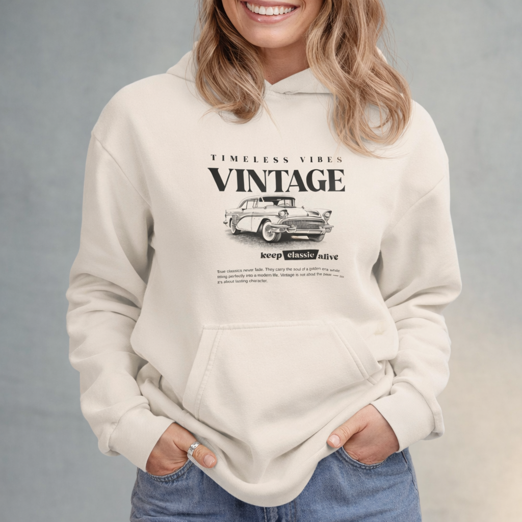 Keep classic alive Premium Retro Hoodie