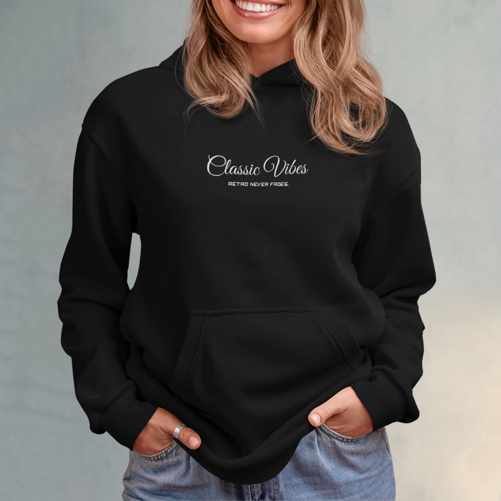 Classic Vibes Premium Retro Hoodie