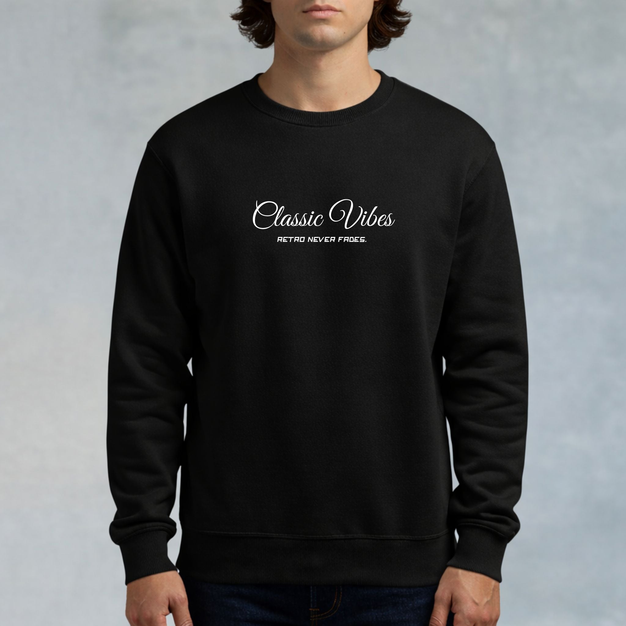 Classic Vibes Retro Sweatshirt
