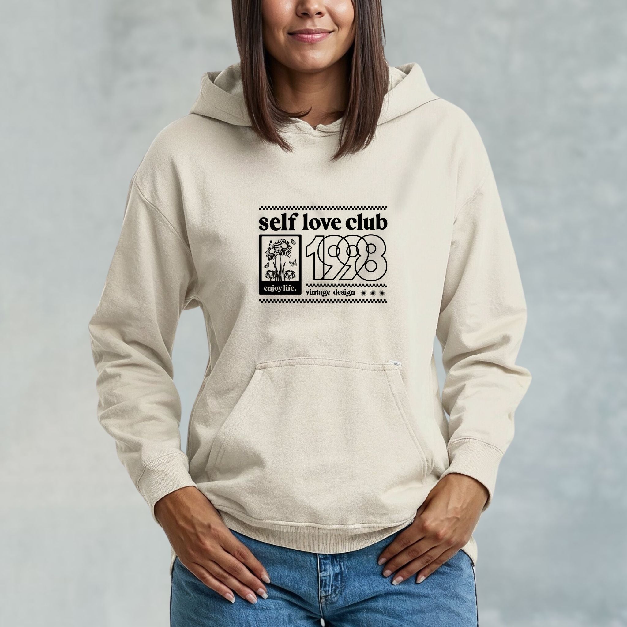 Self love club 1998 Premium Retro Hoodie